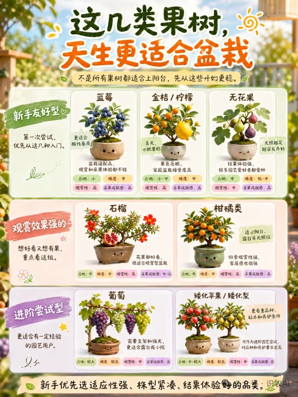 这几种水果最适合盆栽（转载）-小果迷