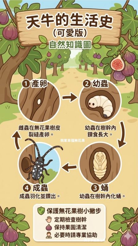 天牛的卡通画（我家幸福无花果）-小果迷