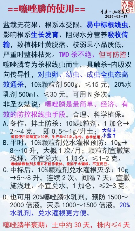 №11. 噻唑膦的使用